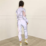 Canyixiu Ropa Deportiva para Mujer, Empalme Femenino, Traje Deportivo y de Ocio, Juego Deportivo, 2 Juegos Ropa de Yoga de Estiramiento Ajustado (Color : Rosado, tamaño : Metro)