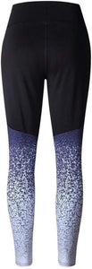 elegantstunning Pantalones Delgados Deportivos Largos de Yoga de Elevación de Impresión Digital de Mujeres de Cadera de Cintura Alta Deportes de Moda L Secado Rápido