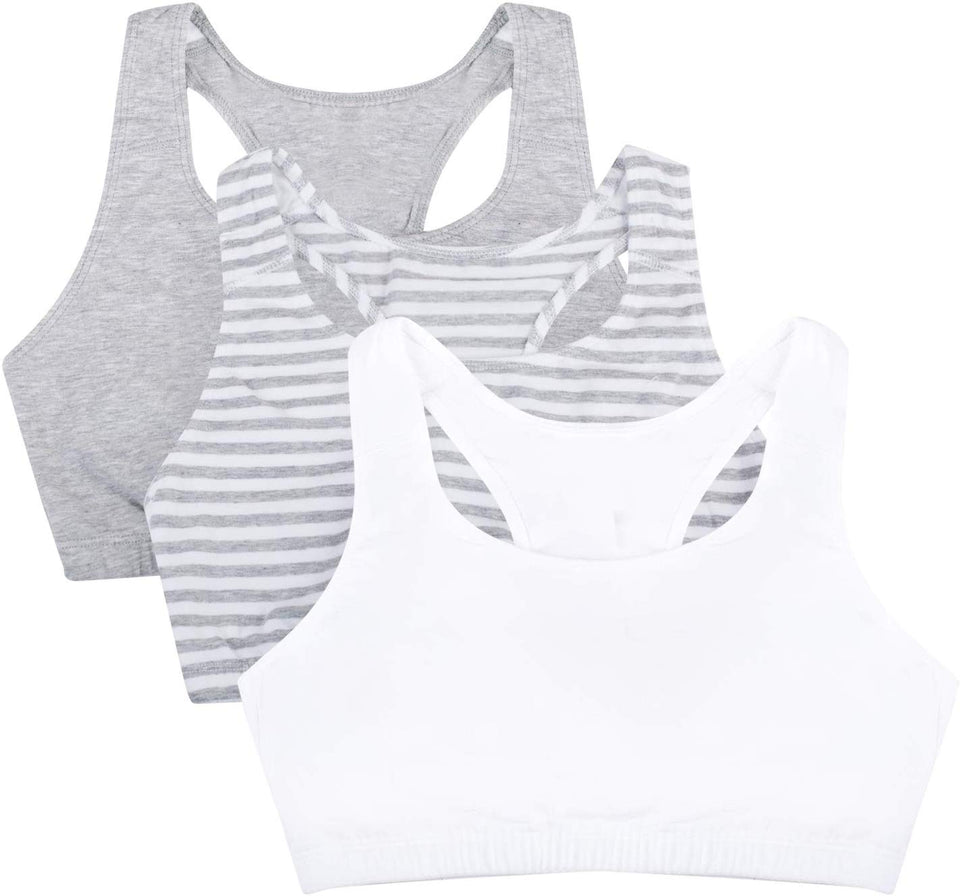 Fruit of the Loom - Brasier Deportivo para Mujer (3 Unidades)