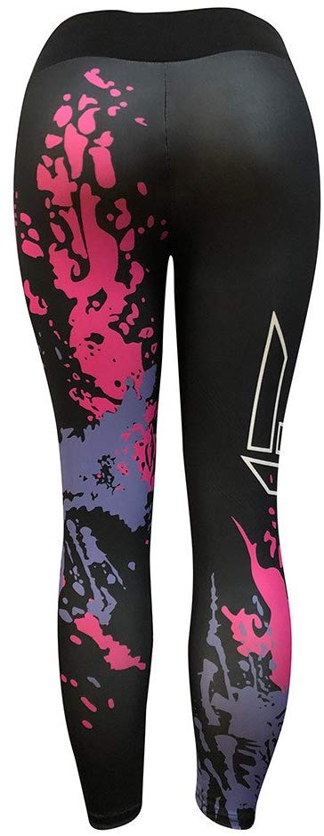 Fitfulvan - Leggings Deportivos para Mujer, a la Moda, para Entrenamiento, Fitness, Gimnasio, Correr, Yoga, Pantalones atléticos