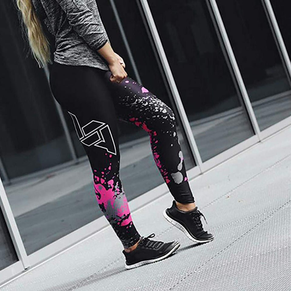 Fitfulvan - Leggings Deportivos para Mujer, a la Moda, para Entrenamiento, Fitness, Gimnasio, Correr, Yoga, Pantalones atléticos
