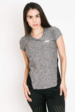 Cadenzza Playera para Mujer Deportiva Color Gris con ventilacion Ropa para Dama