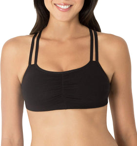 Fruit of the Loom Brasier Deportivo de algodón para Mujer (Paquete de 3)